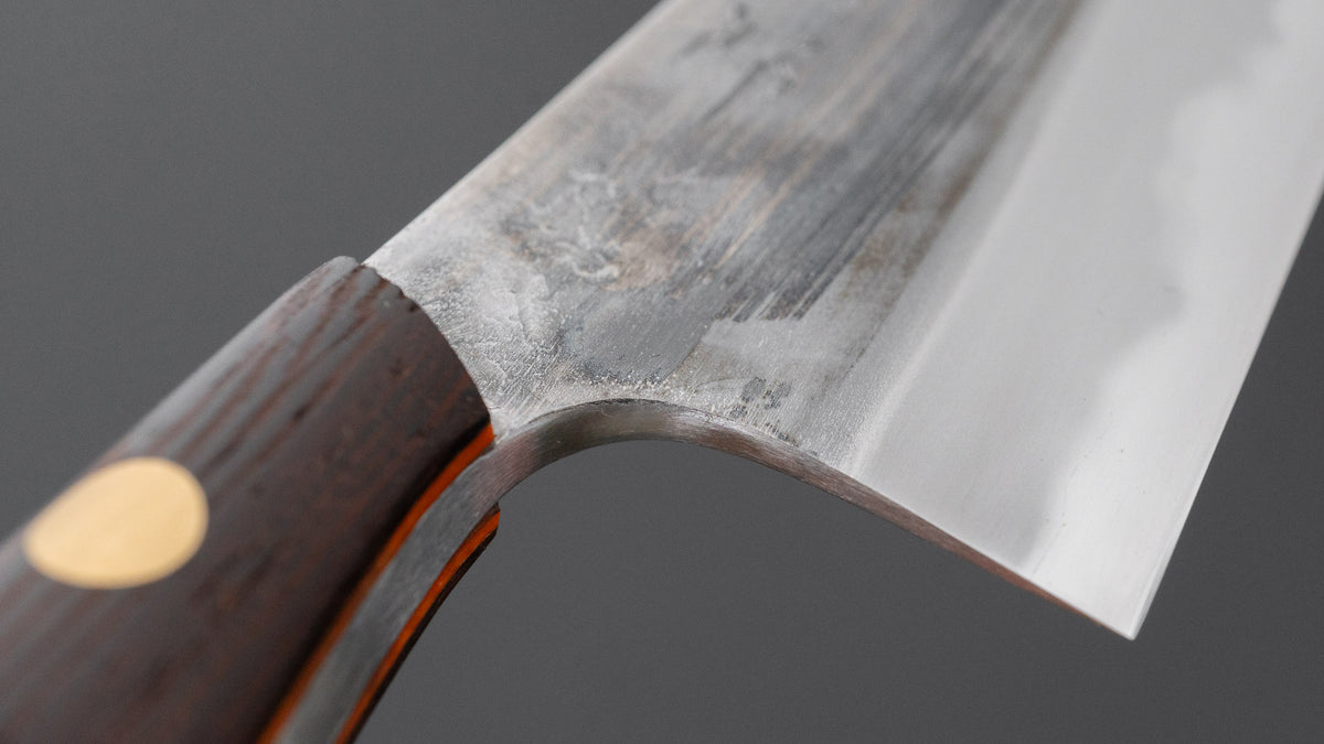 かじや次郎 鎚目 洋式 ペティナイフ 180mm 鉄刀木柄 (#868)