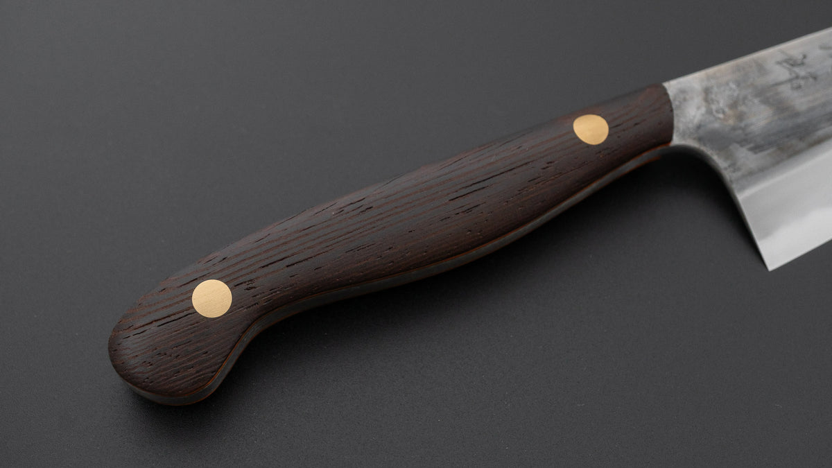 かじや次郎 鎚目 洋式 ペティナイフ 180mm 鉄刀木柄 (#868)