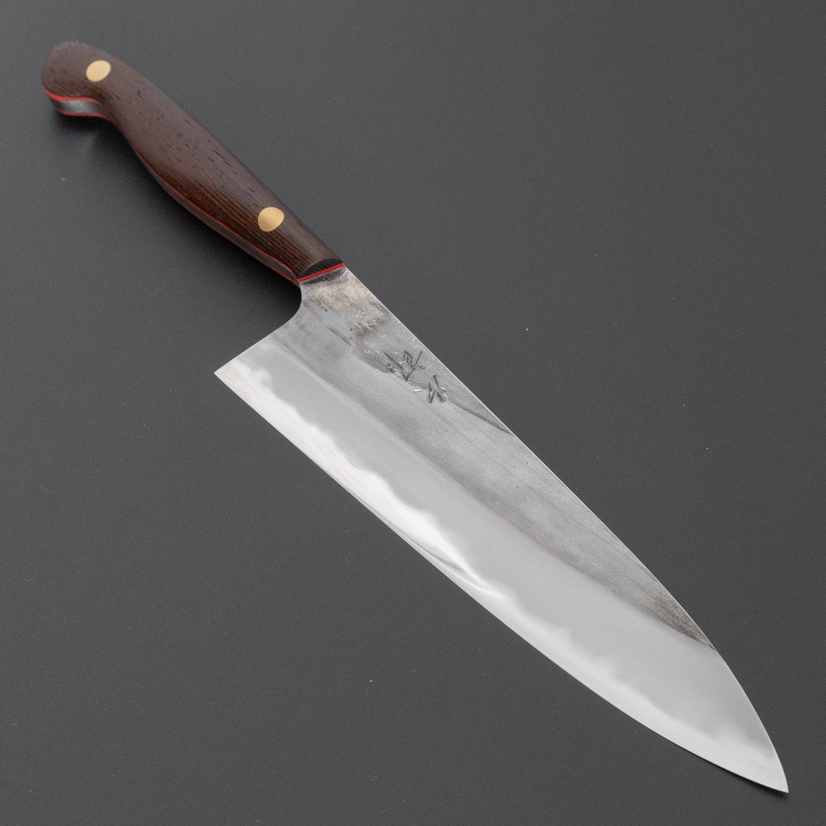 かじや次郎 鎚目 洋式 ペティナイフ 180mm 鉄刀木柄 (#869)