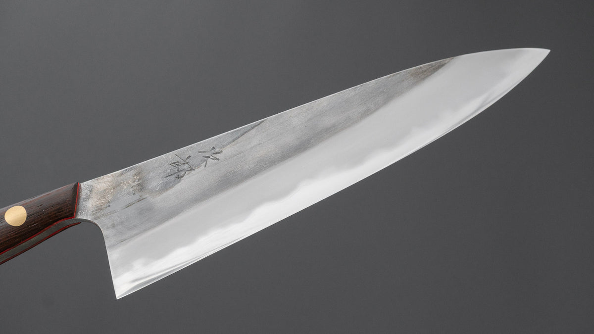 かじや次郎 鎚目 洋式 ペティナイフ 180mm 鉄刀木柄 (#869)