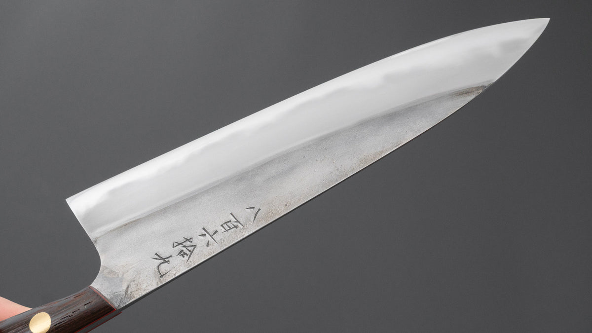 かじや次郎 鎚目 洋式 ペティナイフ 180mm 鉄刀木柄 (#869)