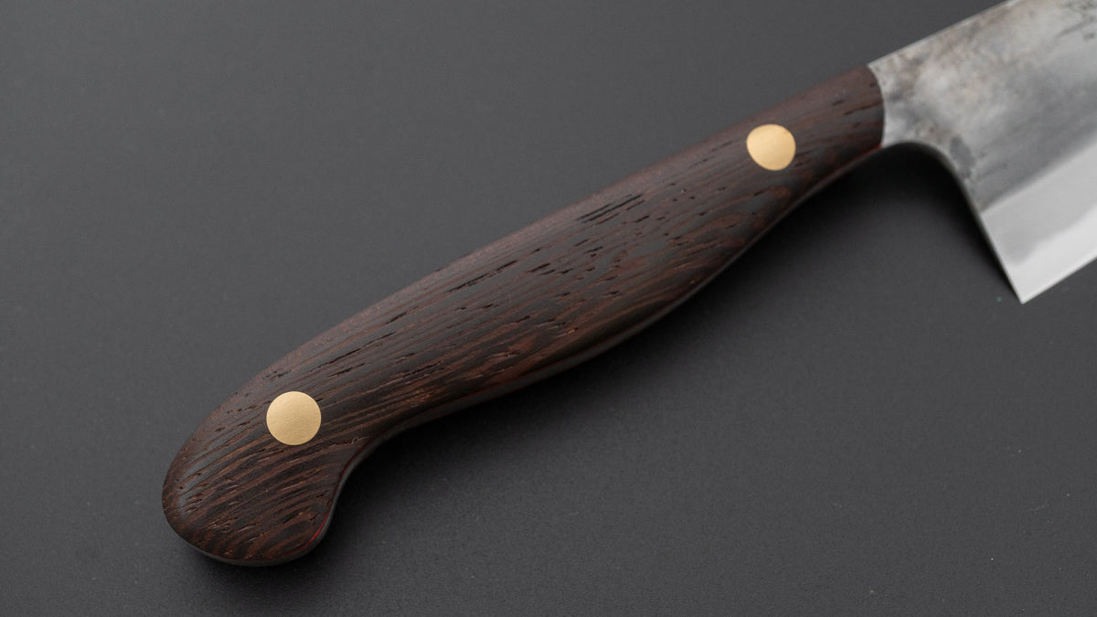 かじや次郎 鎚目 洋式 ペティナイフ 180mm 鉄刀木柄 (#870)