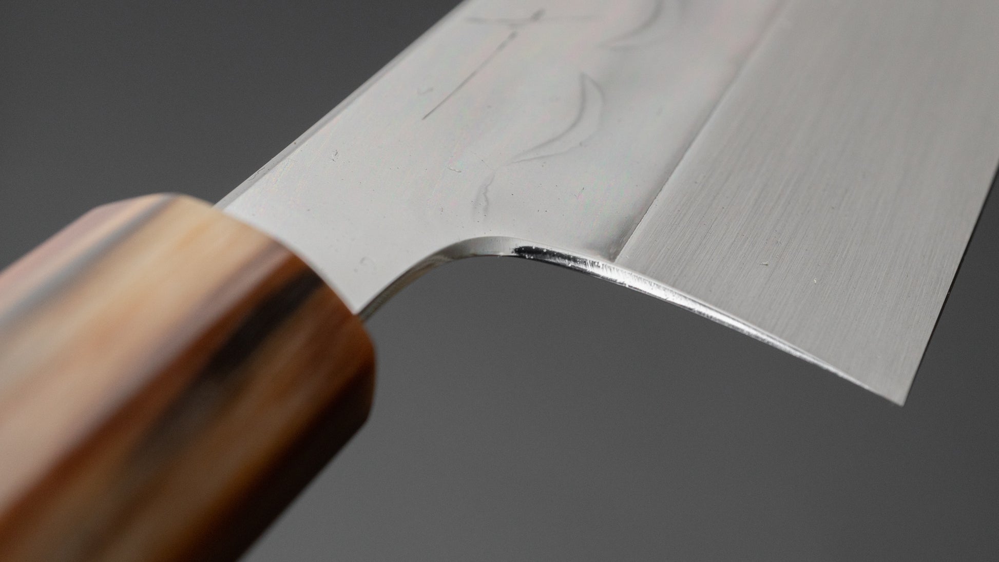 Hitohira Togashi White #1 Mizu Honyaki Kiritsuke Gyuto 240mm Taihei Ebony Handle (#077/ Saya) - HITOHIRA