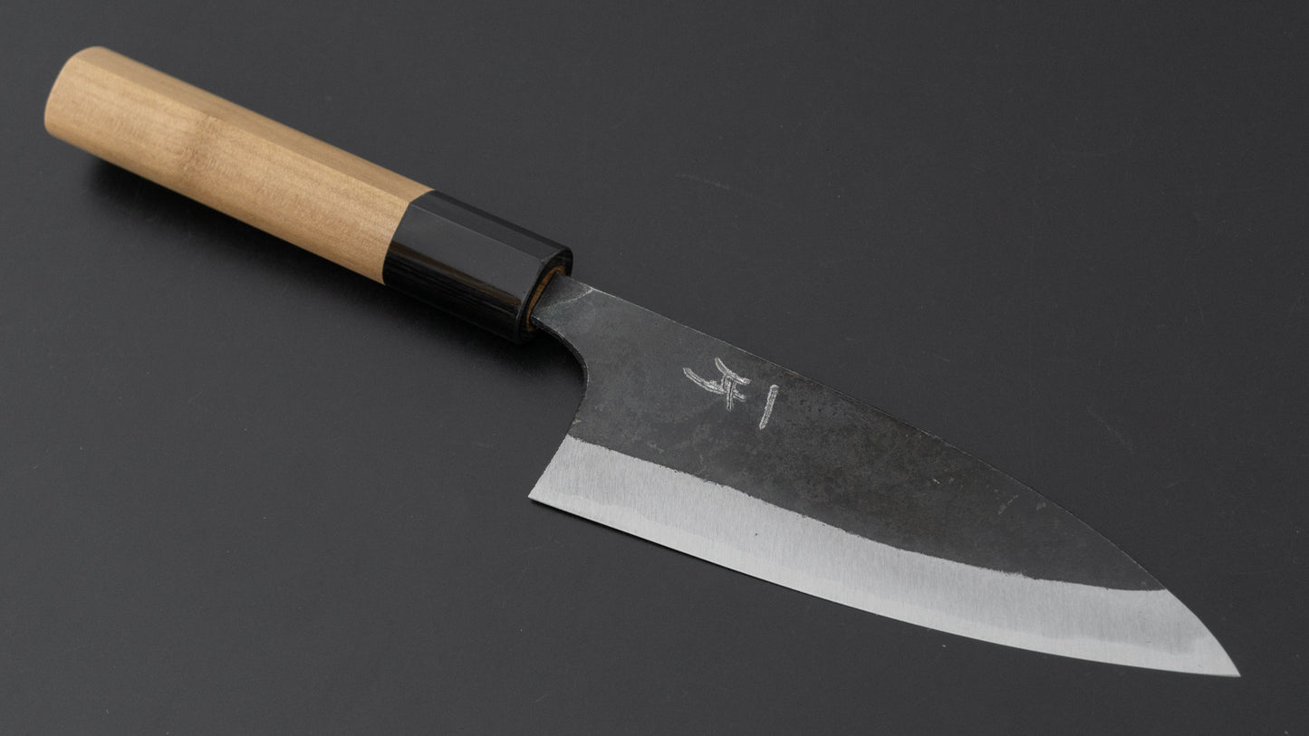 Hitohira Onihiro White #1 Gyuto 120mm Ho Wood Handle (D-Shape)
