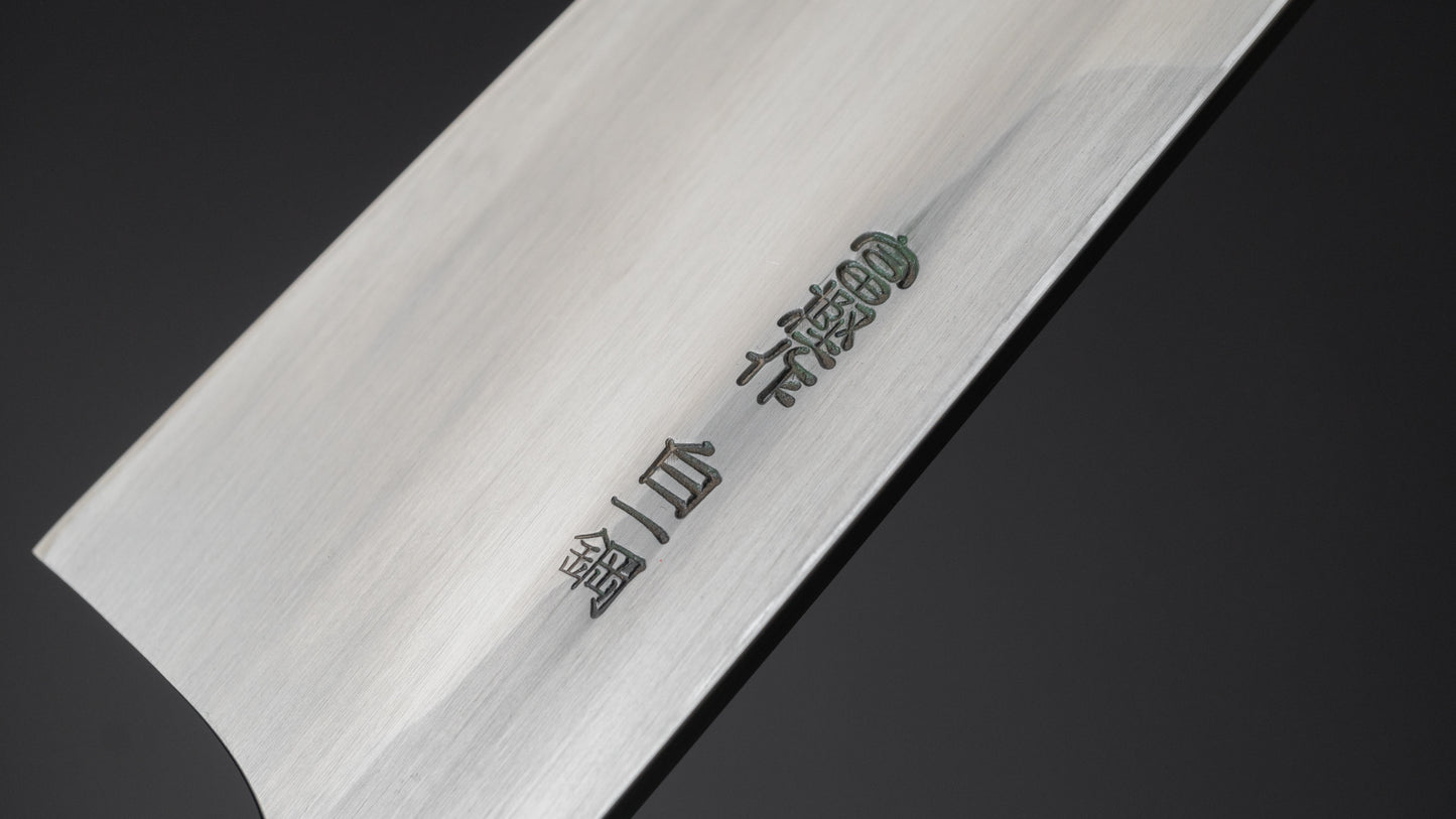 Hitohira Togashi White #1 Tachi Mioroshi Deba 210mm Ho Wood Handle (Saya) - HITOHIRA