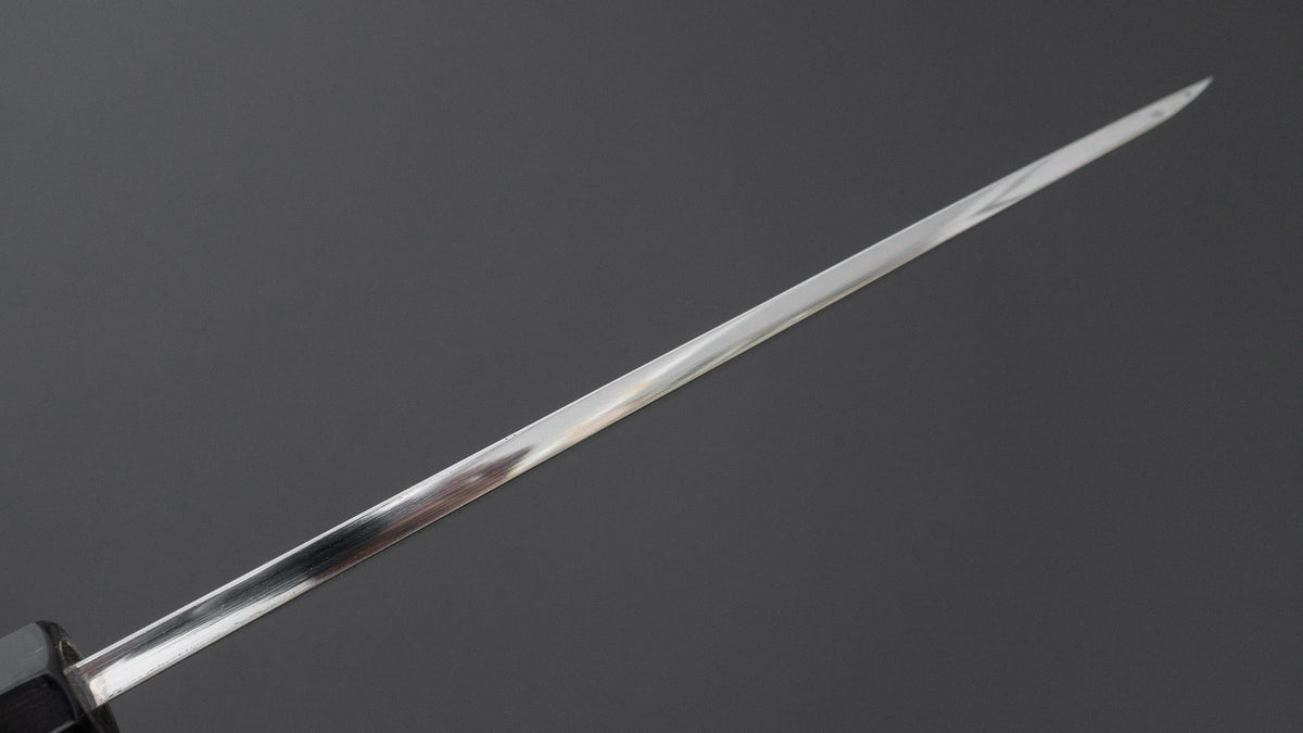 Hitohira Togashi White #2 Mizu Honyaki Deba 195mm Taihei Makassar Ebony Handle (#170/ Saya)