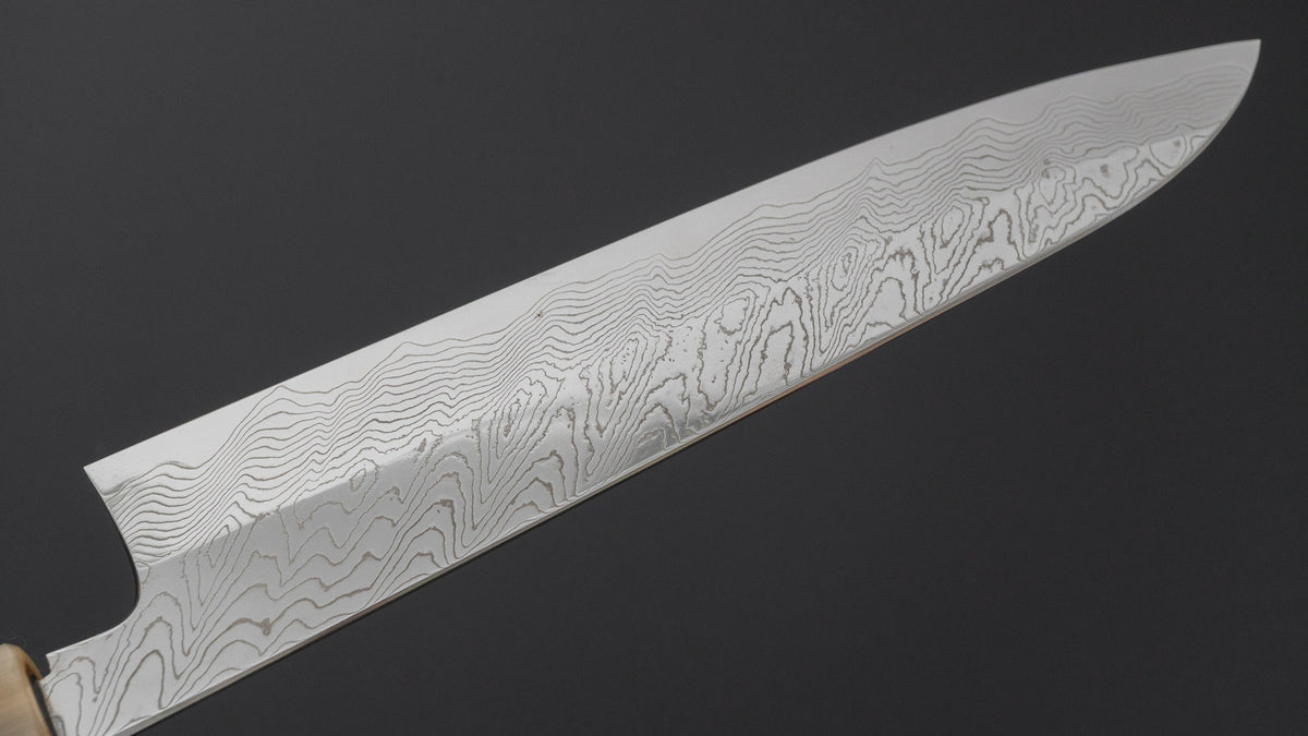 Hitohira Nigara Kyuzo SGS Samon Damascus Gyuto 240mm Taihei Rosewood Handle