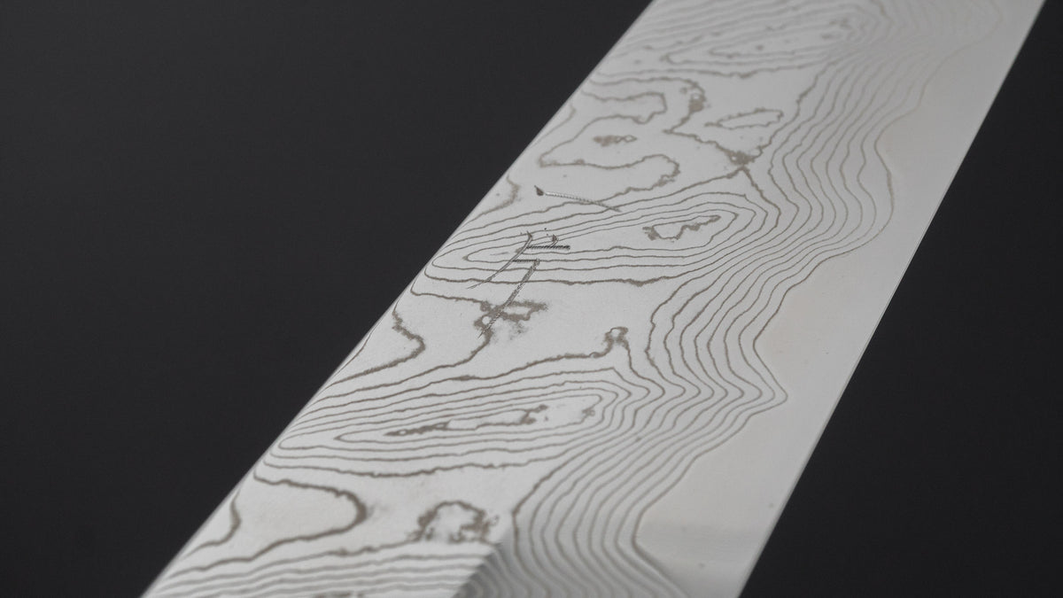 Hitohira Nigara Kyuzo SGS Samon Damascus Gyuto 240mm Taihei Rosewood Handle