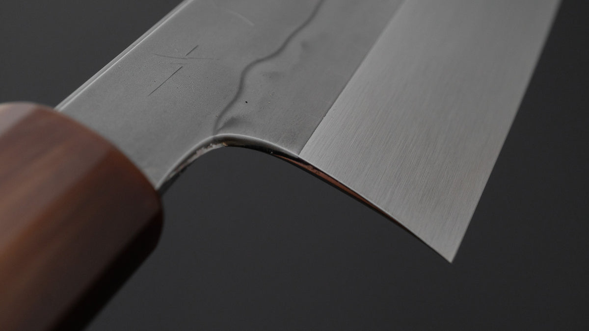 Hitohira Togashi White #1 Sanbonsugi Mizu Honyaki Gyuto 240mm Taihei Makassar Ebony Handle (#199/ Saya)
