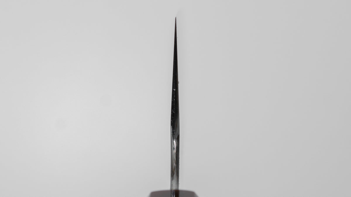 Hitohira Togashi White #1 Sanbonsugi Mizu Honyaki Gyuto 240mm Taihei Makassar Ebony Handle (#199/ Saya)
