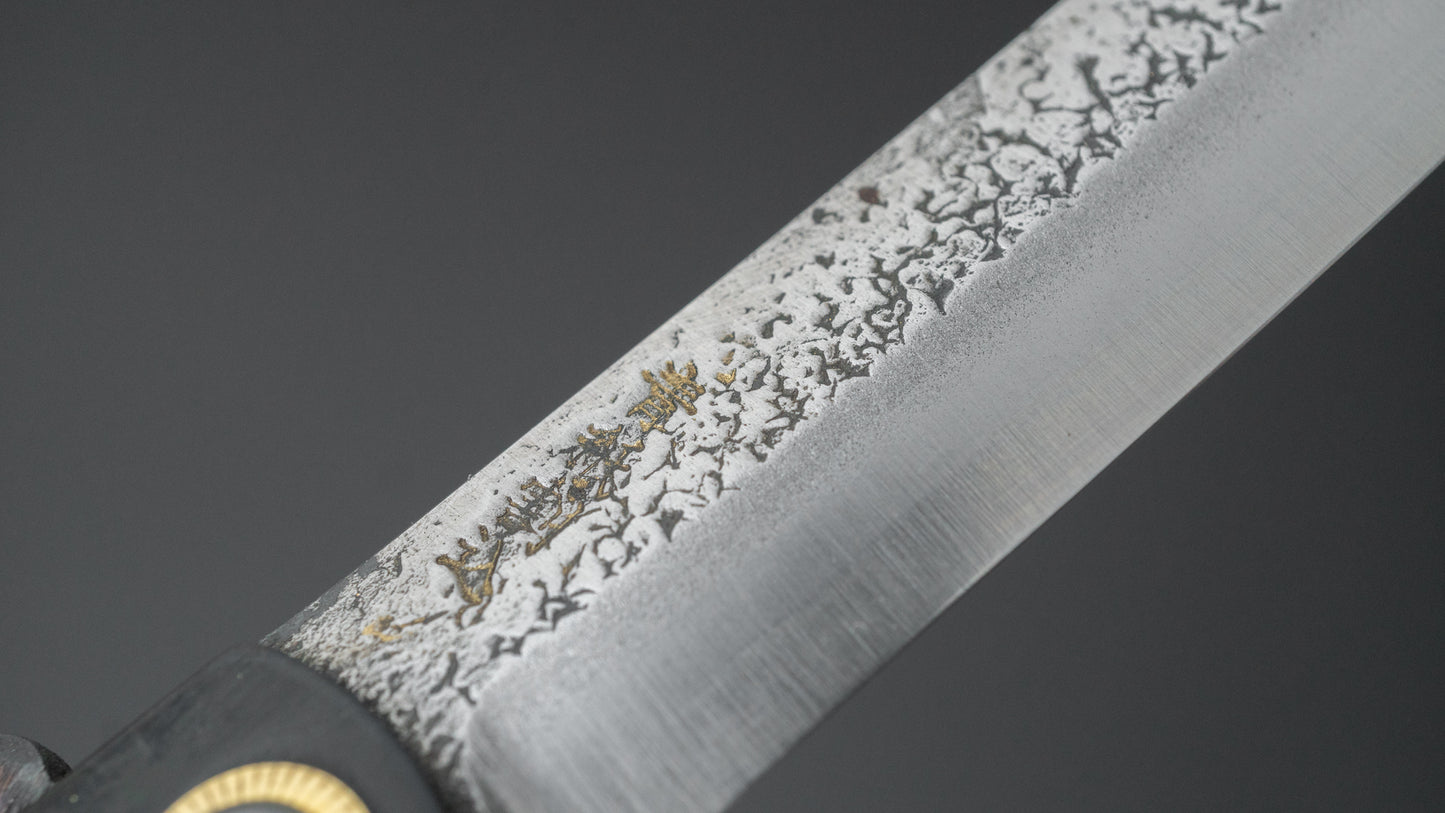 Higonokami Motosuke Folding Knife X Large Brass Handle (#16B M) - HITOHIRA