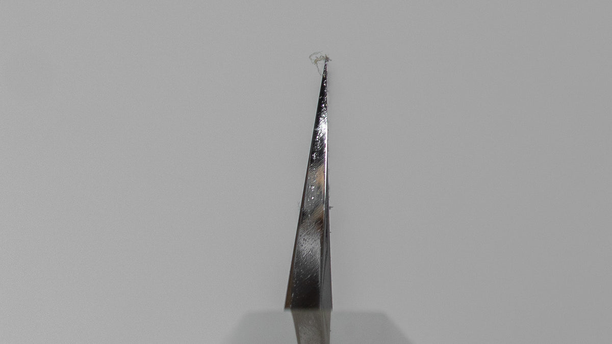 Hitohira Togashi White #2 Fuji Mizu Honyaki Yanagi Sakimaru 300mm Ebony Handle (Old Stock)
