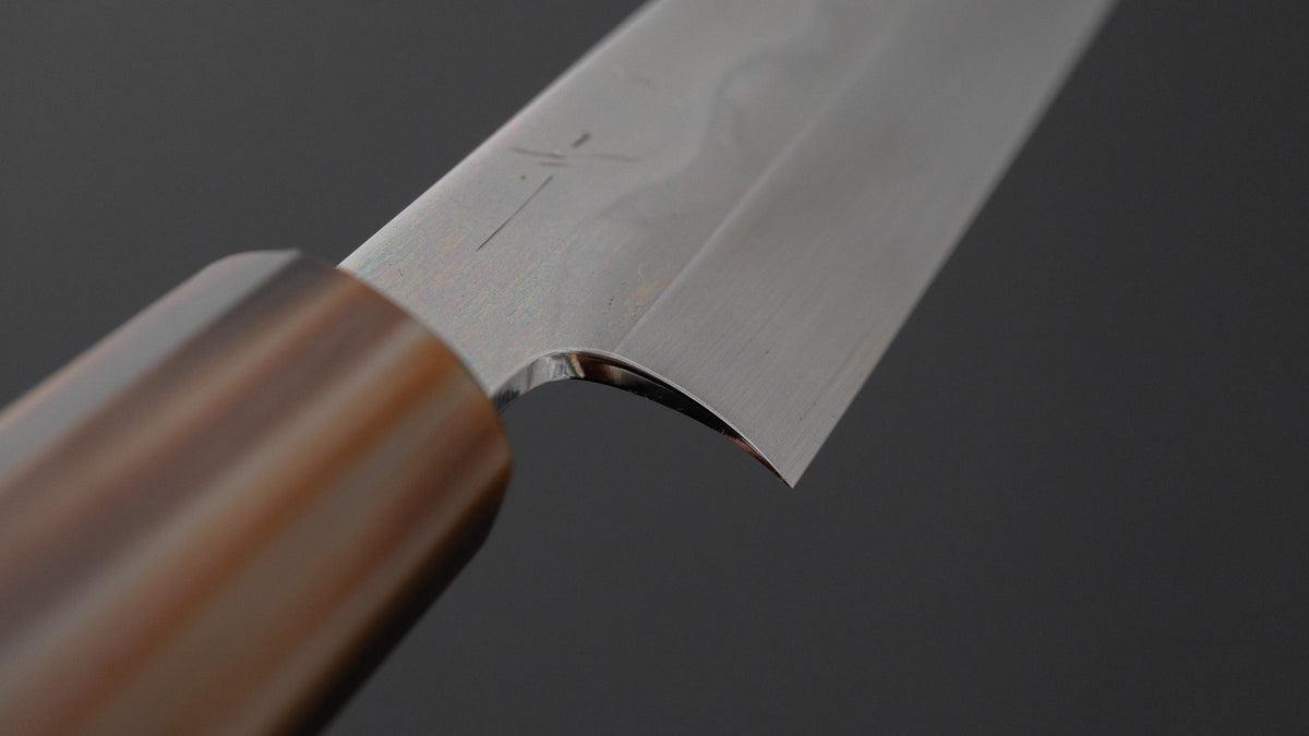 Hitohira Togashi White #2 Mizu Honyaki Fugubiki 240mm Ebony Handle (Old Stock)