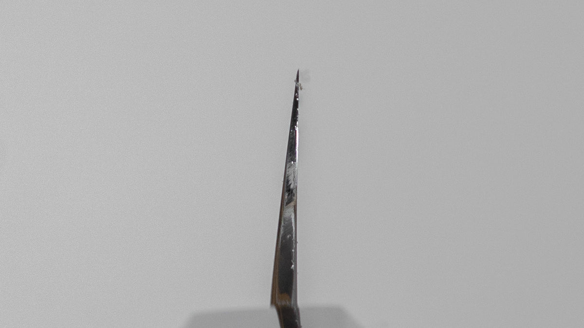 Hitohira Togashi White #2 Mizu Honyaki Fugubiki 240mm Ebony Handle (Old Stock)