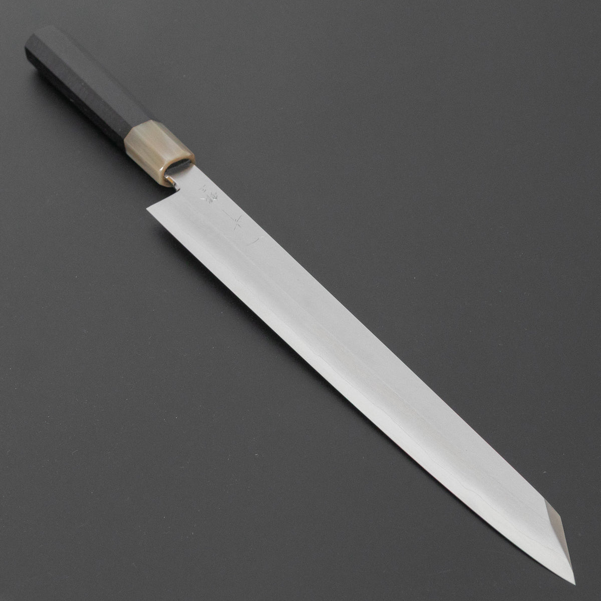 Hitohira Nakagawa Katsushiro Silver #3 Kiritsuke Yanagiba 300mm Ebony Handle (Saya)