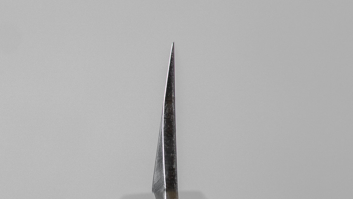 Hitohira Nakagawa Katsushiro Mirror Polished Silver #3 Yanagiba 240mm Ebony Handle (Saya)