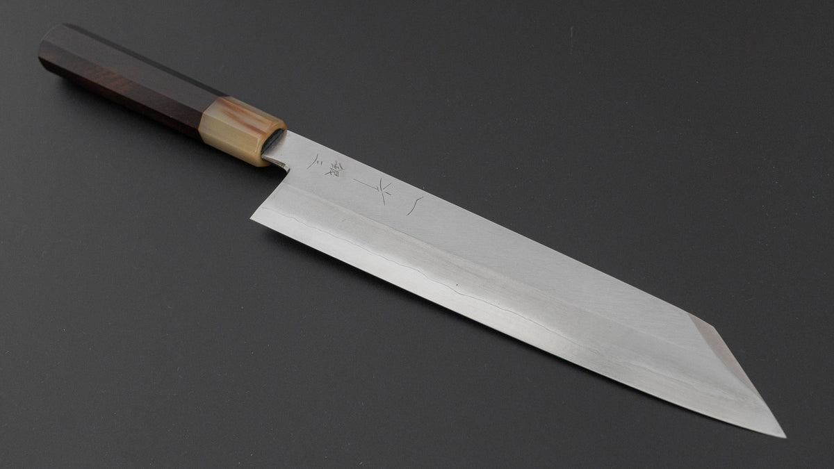 ひとひら 中川 勝四郎 銀三 切付 240mm 黒檀柄