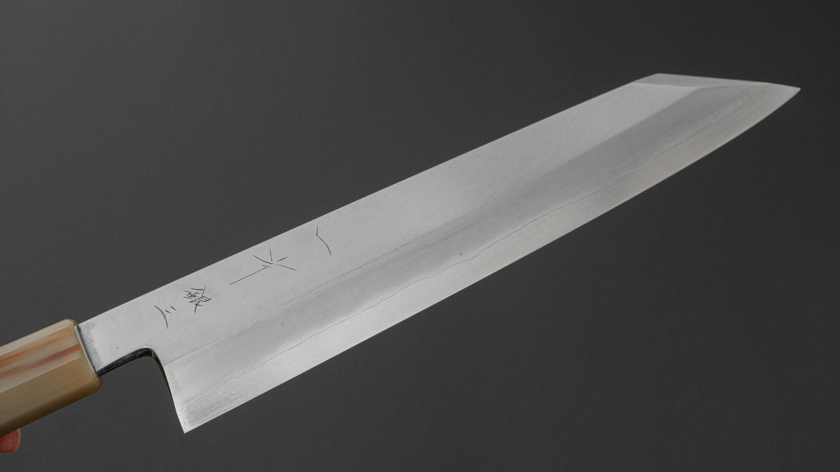 ひとひら 中川 勝四郎 銀三 切付 240mm 黒檀柄