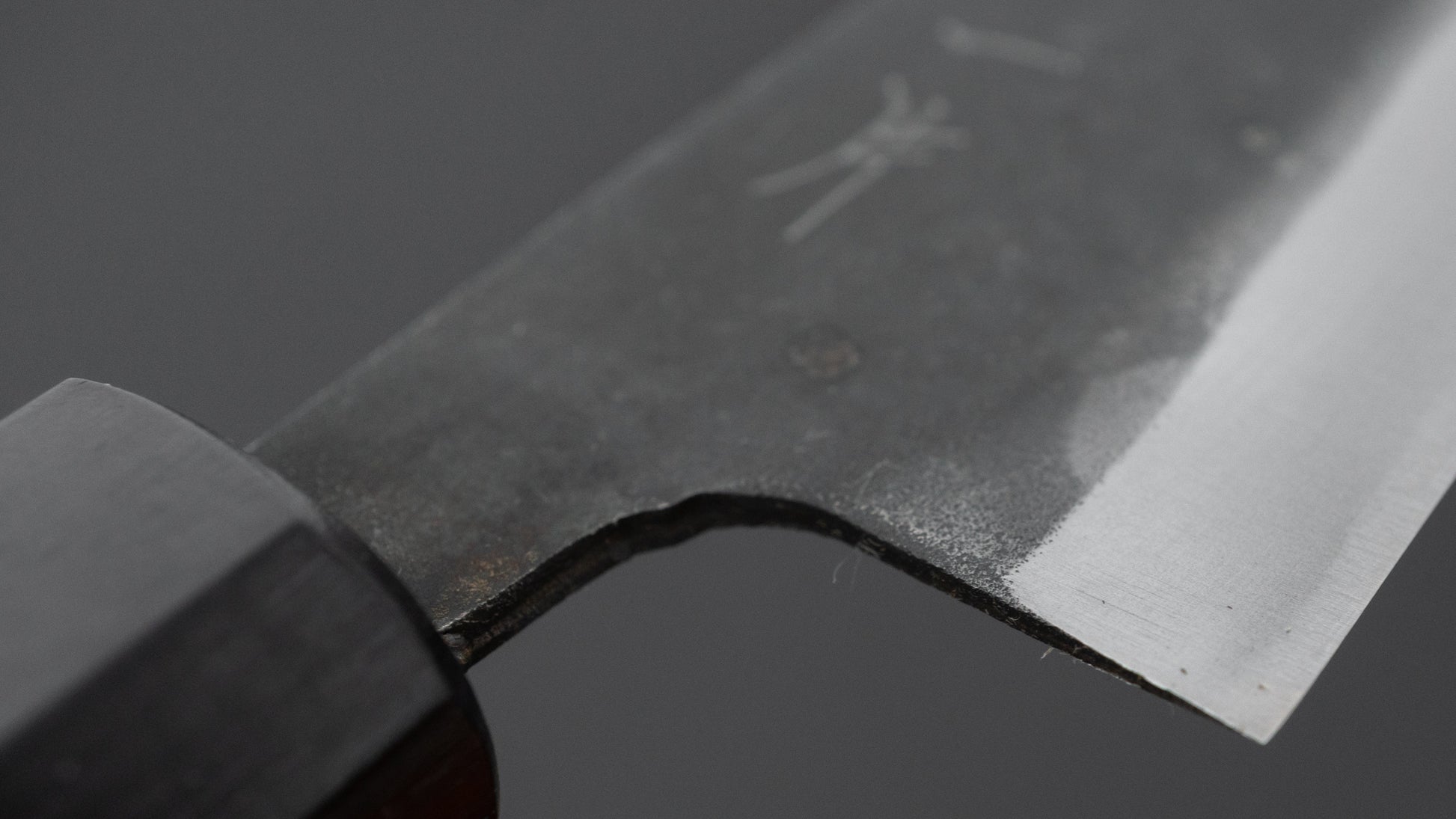 Hitohira Hizen Kurouchi Blue #1 Utility 105mm Walnut Handle