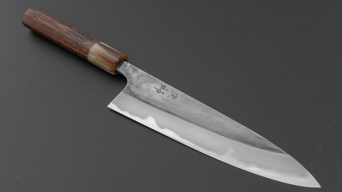 かじや次郎 鎚目 和式 ペティナイフ 180mm 太平鉄刀木柄 (#879)