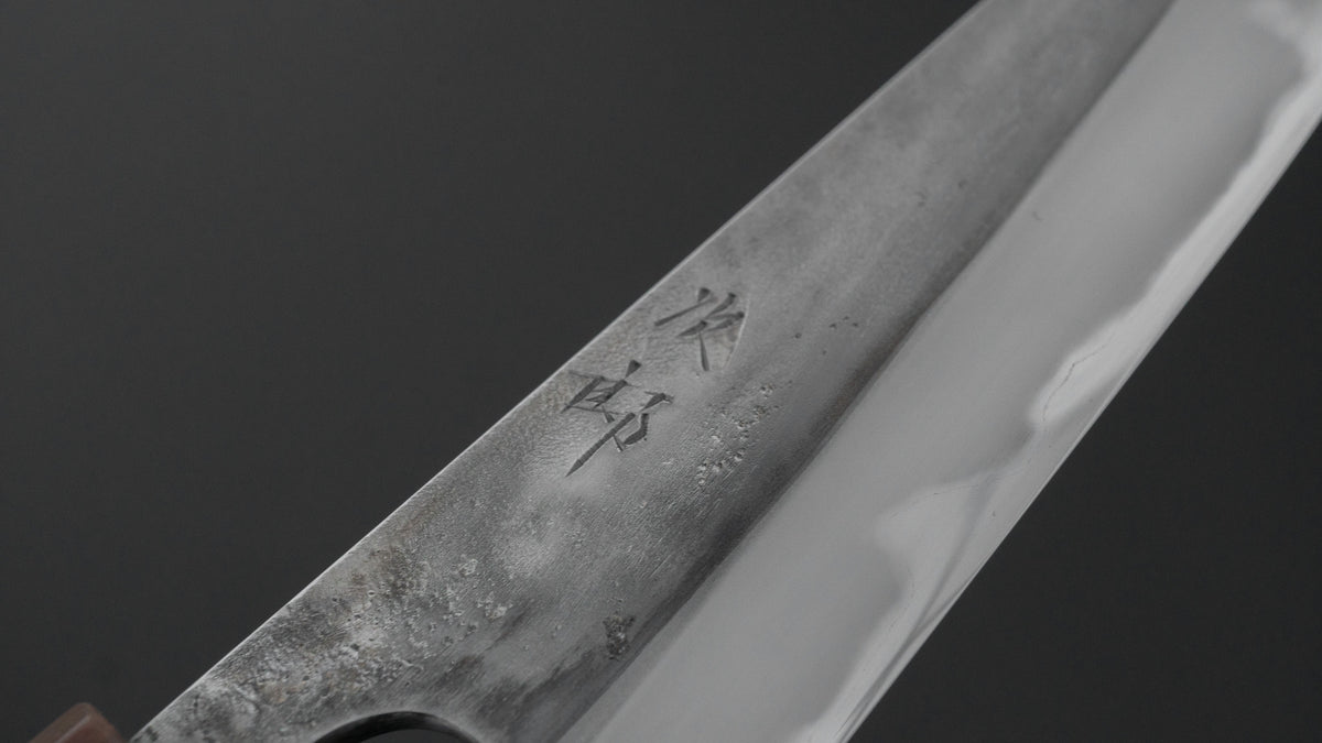 かじや次郎 鎚目 和式 ペティナイフ 180mm 太平鉄刀木柄 (#879)