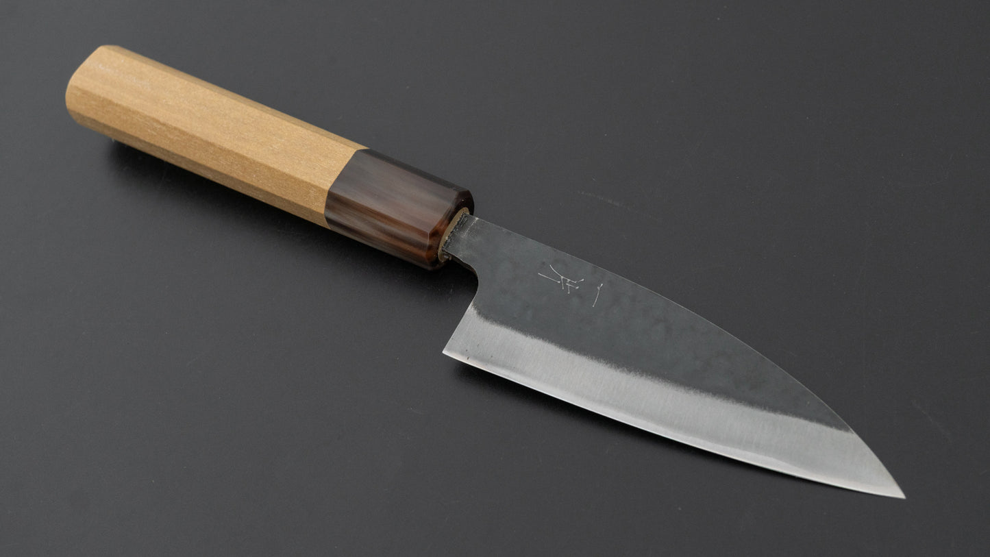 Hitohira Hizen Kurouchi Blue #1 Stainless Clad Utility 105mm Ho Wood Handle