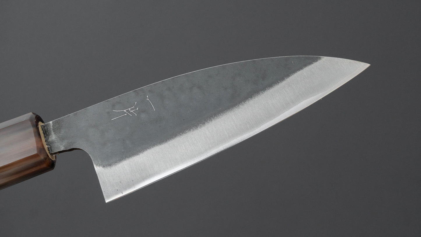 Hitohira Hizen Kurouchi Blue #1 Stainless Clad Utility 105mm Ho Wood Handle