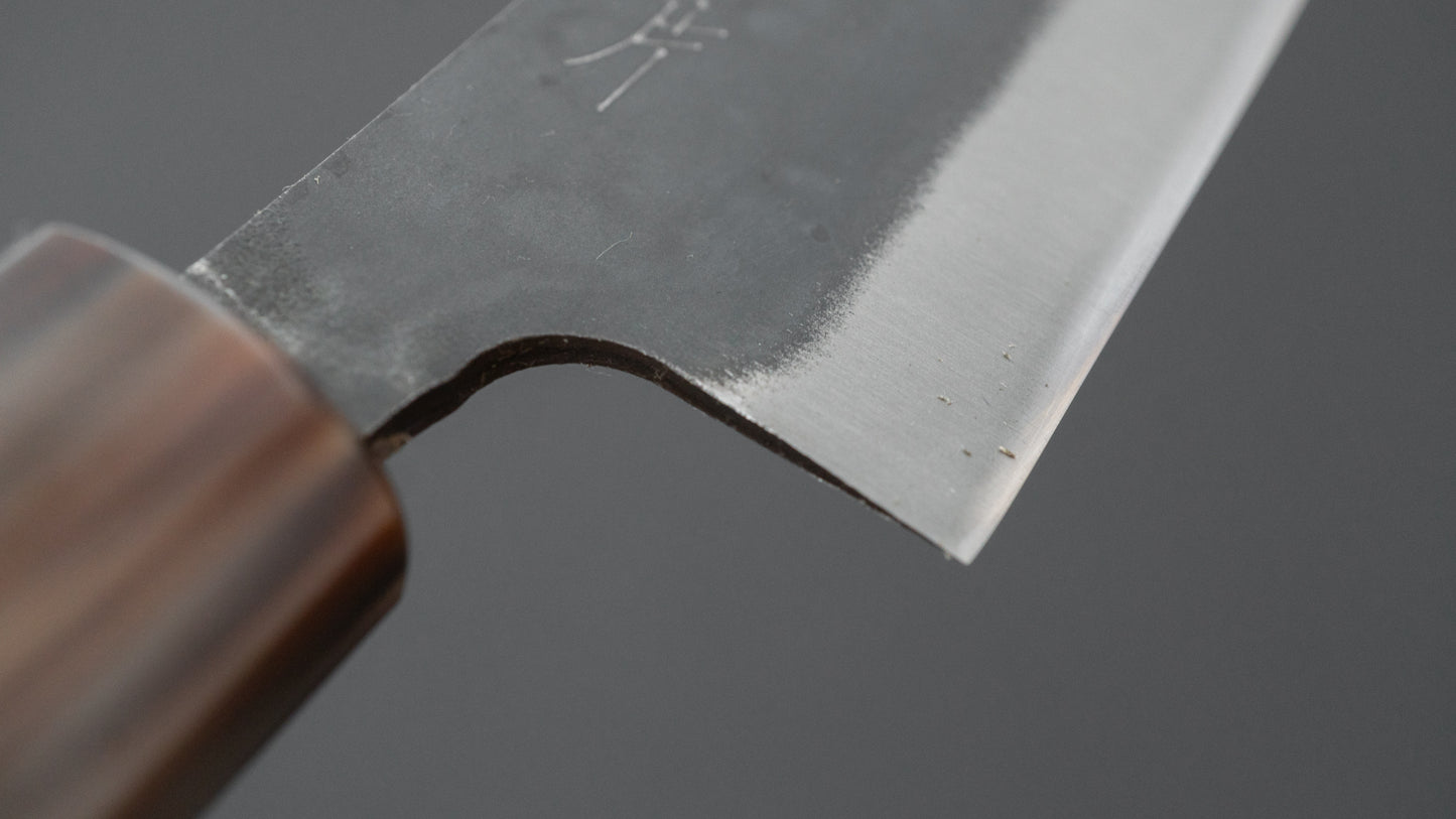 Hitohira Hizen Kurouchi Blue #1 Stainless Clad Utility 105mm Ho Wood Handle