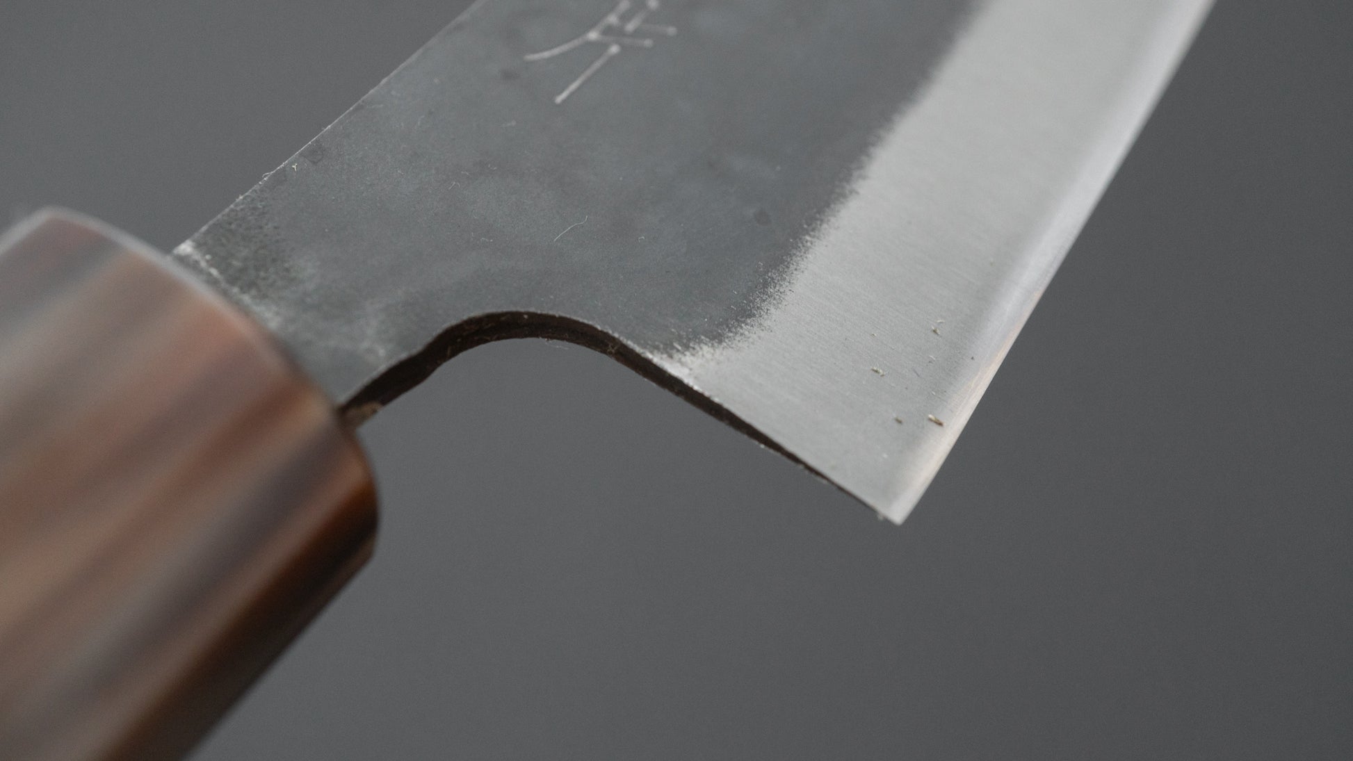 Hitohira Hizen Kurouchi Blue #1 Stainless Clad Utility 105mm Ho Wood Handle