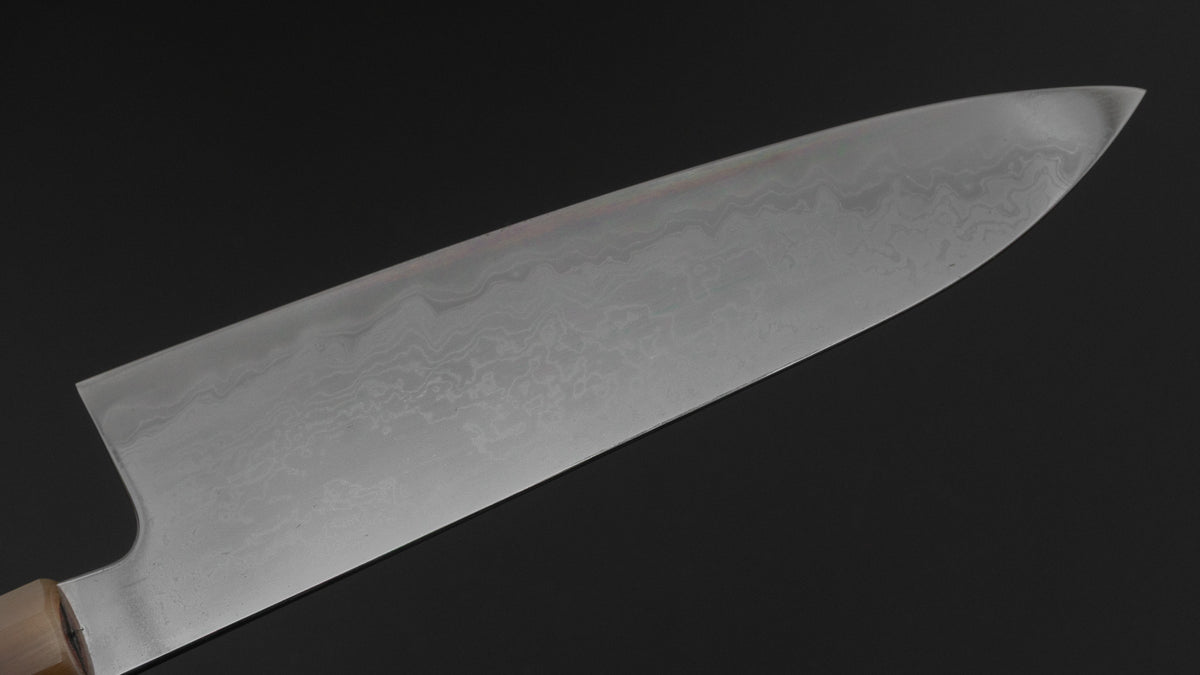 ひとひら 二唐鍛造 敦史 青二 積層 牛刀 210mm 花梨柄