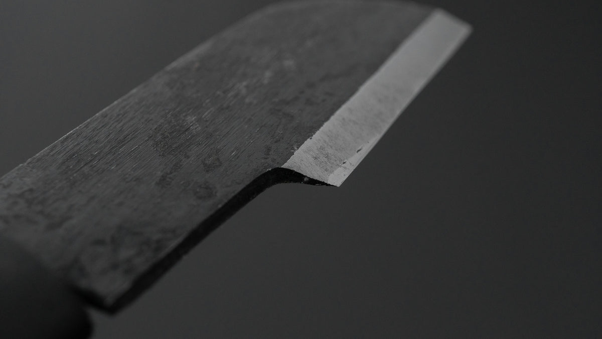 二唐刃物鍛造所 黒打 ムキモノ 50mm プラスチック柄