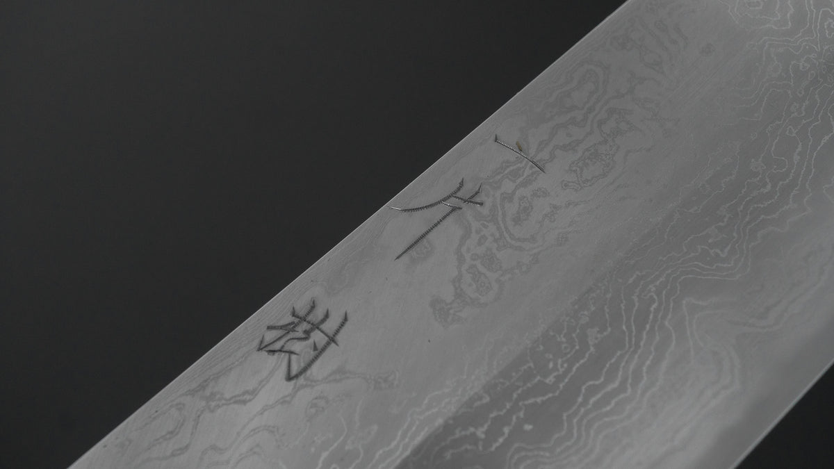 ひとひら 特打 田中 直樹 白一鋼 積層 菜切 180mm 太平縞黒檀柄