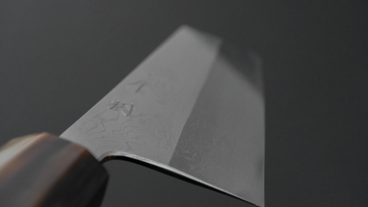 ひとひら 特打 田中 直樹 白一鋼 積層 菜切 180mm 太平縞黒檀柄