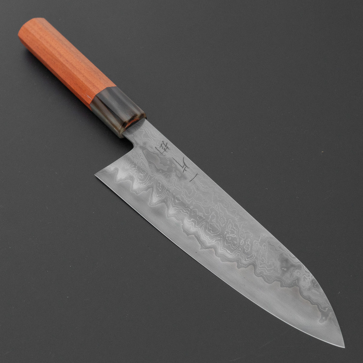 ひとひら 二唐鍛造 直樹 青二 積層 牛刀 210mm 花梨柄