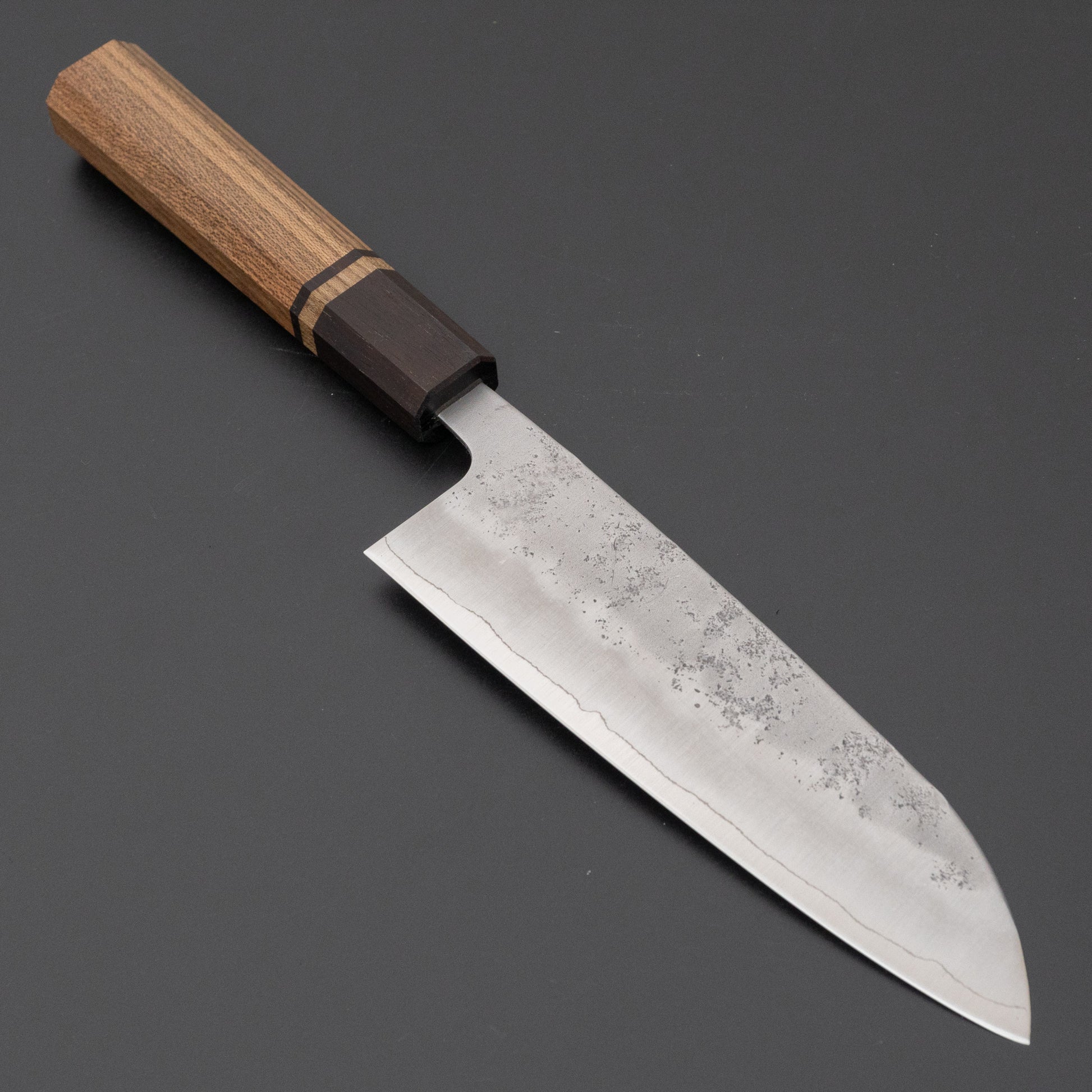 Hitohira Futana S3 Nashiji Santoku 170mm Jindai Elm Handle - HITOHIRA