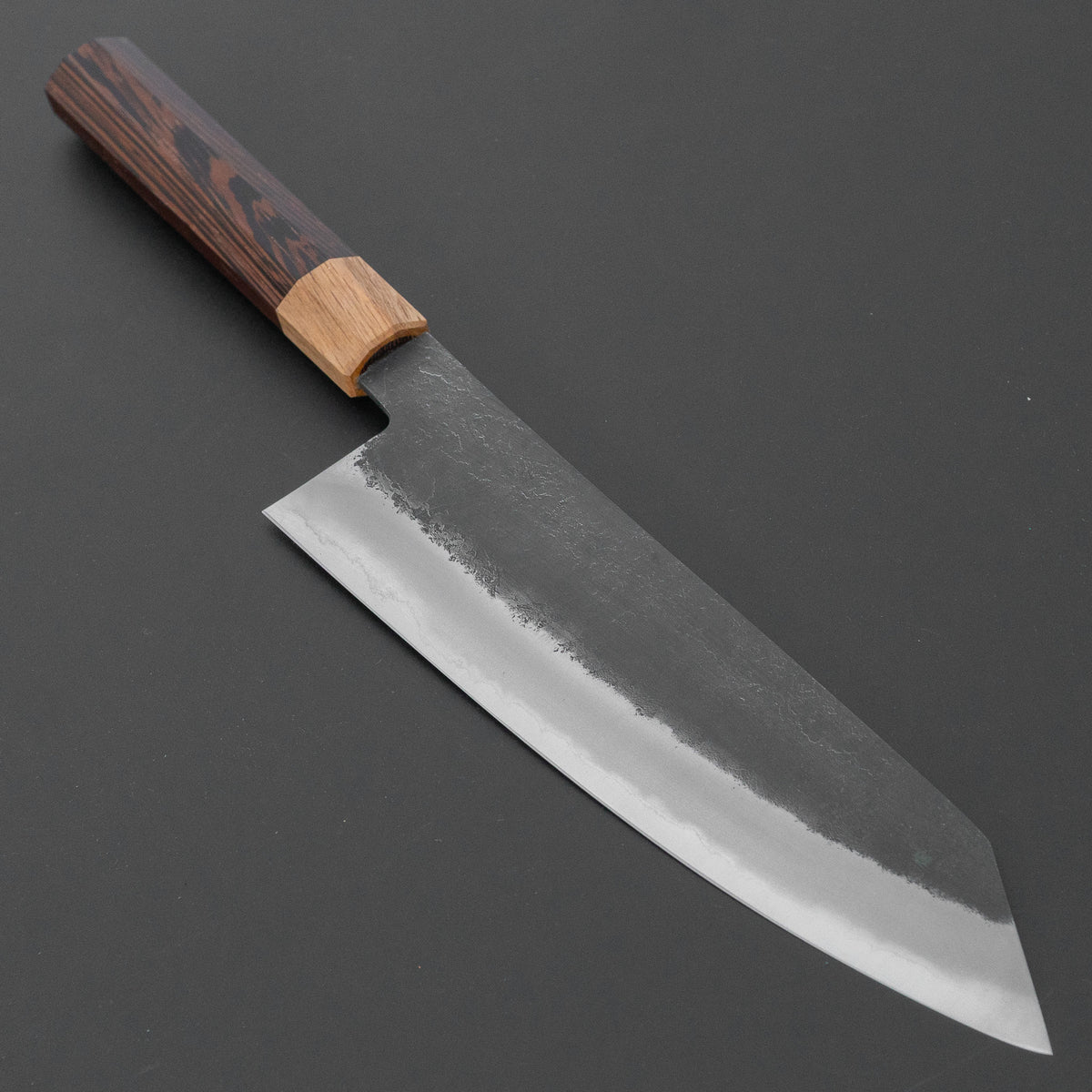 Hitohira Hinode Nashiji White #2 Stainless Clad Kiritsuke Gyuto 210mm Wenge Handle