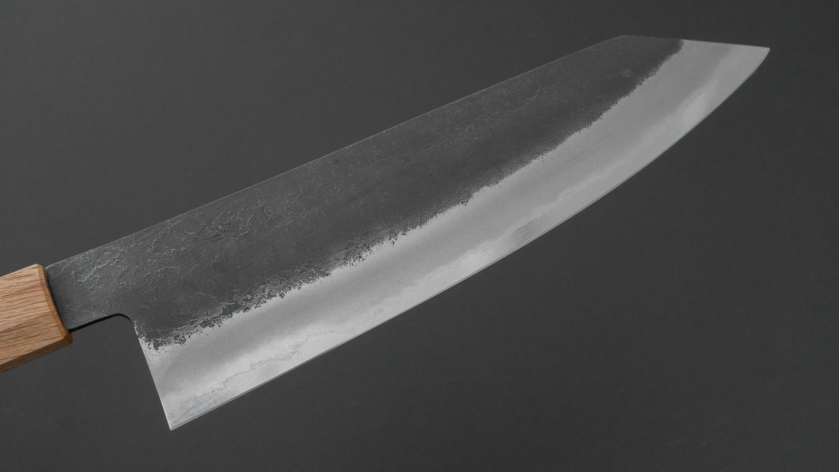 Hitohira Hinode Nashiji White #2 Stainless Clad Kiritsuke Gyuto 210mm Wenge Handle