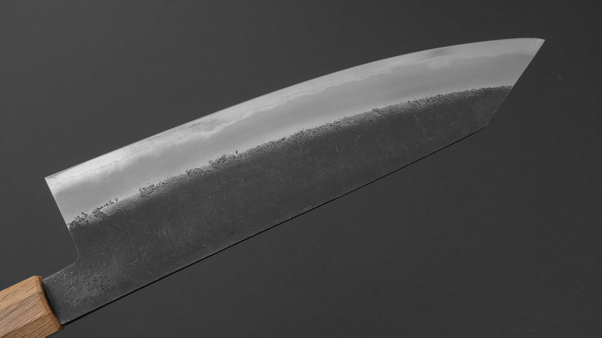 Hitohira Hinode Nashiji White #2 Stainless Clad Kiritsuke Gyuto 210mm Wenge Handle