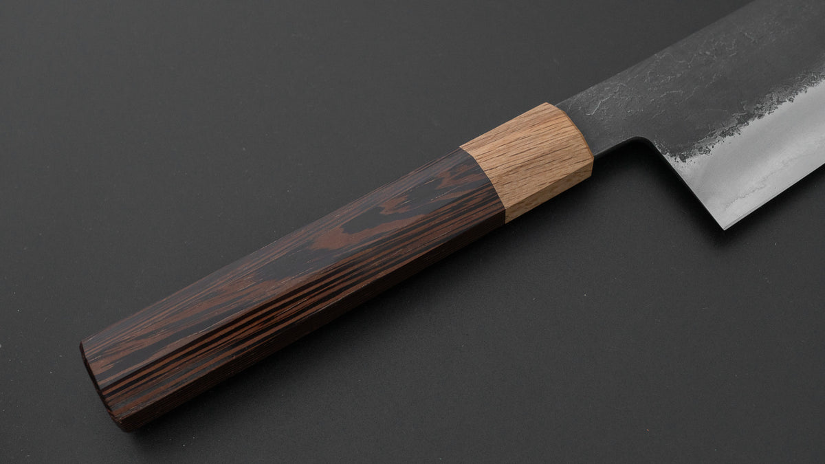 Hitohira Hinode Nashiji White #2 Stainless Clad Kiritsuke Gyuto 210mm Wenge Handle