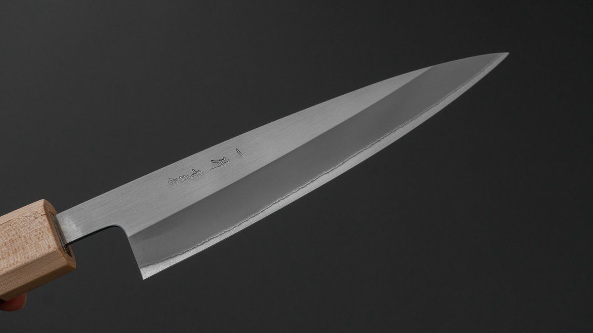 Hitohira TD Blue #2 Stainless Clad Migaki Petty 135mm Walnut Handle