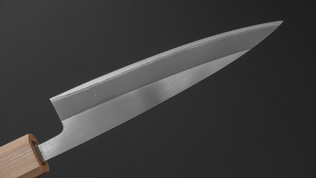 Hitohira TD Blue #2 Stainless Clad Migaki Petty 135mm Walnut Handle