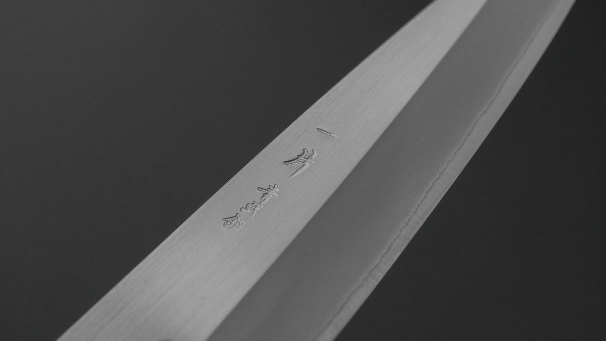 Hitohira TD Blue #2 Stainless Clad Migaki Petty 135mm Walnut Handle