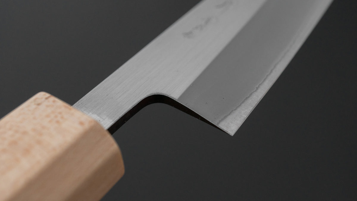 Hitohira TD Blue #2 Stainless Clad Migaki Petty 135mm Walnut Handle