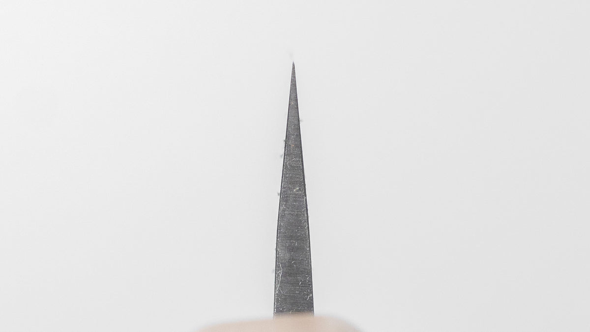 Hitohira TD Blue #2 Stainless Clad Migaki Petty 135mm Walnut Handle