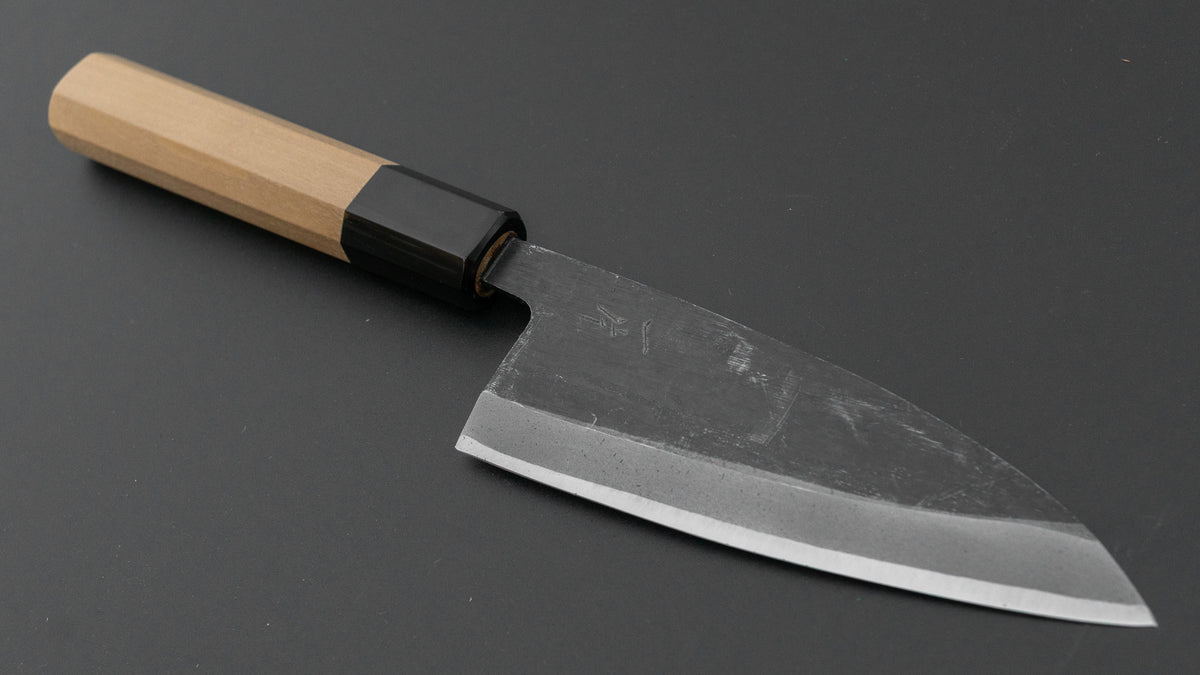 Hitohira White #2 Kurouchi Deba 120mm Ho Wood Handle