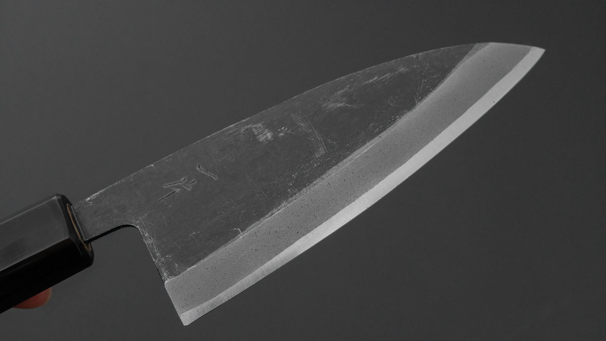 Hitohira White #2 Kurouchi Deba 120mm Ho Wood Handle