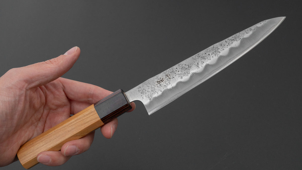 Hitohira Futana S3 Nashiji Petty 150mm Keyaki Zelkova Handle