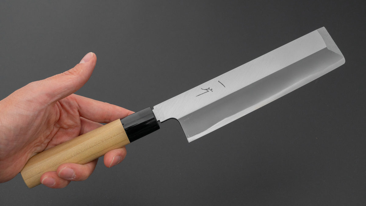 Hitohira Carbon Usuba 180mm Ho Wood Handle