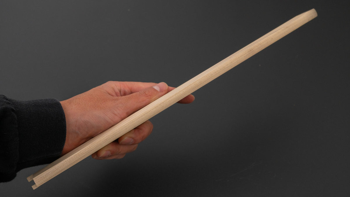 ひとひら 無銘 木鞘 朴 柳先丸柄 330mm