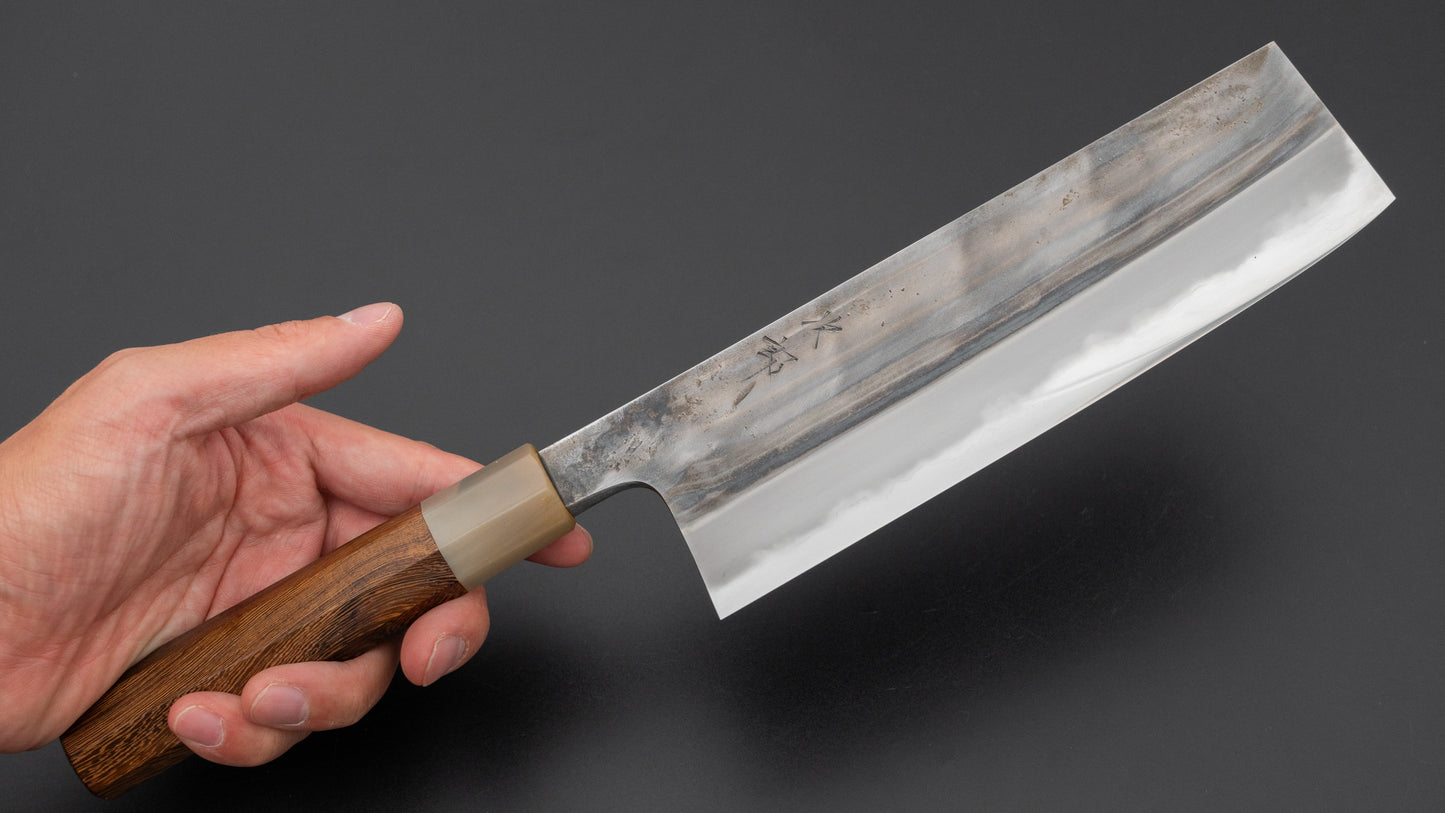 Jiro Tsuchime Wa Nakiri 180mm Taihei Tagayasan Handle (#736)